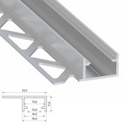 Tegel-Hoek Aluminium Led Strip Profiel TERRA | Tot 15mm LED Strips | ALU | 18x12mm | Tot 2 Meter leverbaar