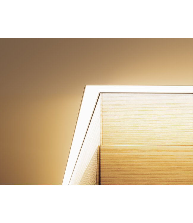 Aluminium Led Strip Profiel STUC-Norman | Geschikt voor Verlaagd Plafond | ALU |  15,6x19,6mm | Tot 2 Meter leverbaar