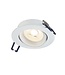 Led Spot Armatuur Wit, Verdiept, Kantelbaar, IP20, Kliksysteem. Zaagmaat 75mm