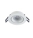 Led Spot Armatuur Wit, Verdiept, Kantelbaar, IP20, Kliksysteem. Zaagmaat 75mm
