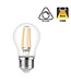 E27 Led Bollamp G45, 3,4 Watt, 470 Lumen, 2700K Warm Wit, Dimbaar, 2 Jaar Garantie