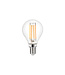 E14 Led Bollamp G45, 3,4 Watt, 470 Lumen, 2700K Warm Wit, Dimbaar, 2 Jaar Garantie
