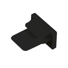 1 Fase Rail 2 wire Eindstuk Zwart