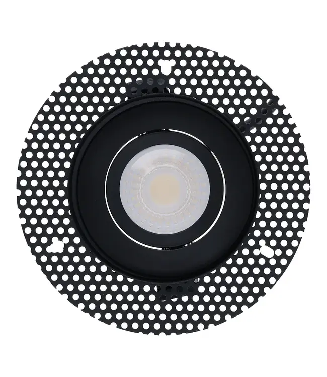 Inbouw Stuc Armatuur ZWART, Geschikt voor GU10 Armaturen of Geïntegreerde LED Armaturen