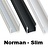 Norman - Slim 16x6.3mm - Tot 12mm LED strip