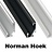 Norman - Hoek 23.3x11.8mm - Tot 12mm LED Strip