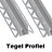  Tegel Profiel - Tot 15mm LED Strip