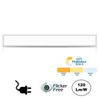 ECO UGR19 Back-Lit LED Paneel 120x15cm, 34w, 4200 Lumen (125 Lm/W), Color Switch (3000/4000/6000K), Flikkervrije LED Driver, Stekkerklaar, 3 Jaar Garantie