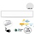 FLAT UGR19 LED Paneel 150x20cm, 10-42w, 100 Lumen/watt, Color Switch (3000/4000/6000K), Flikkervrije Philips LED Driver, Stekkerklaar, 5 Jaar Garantie