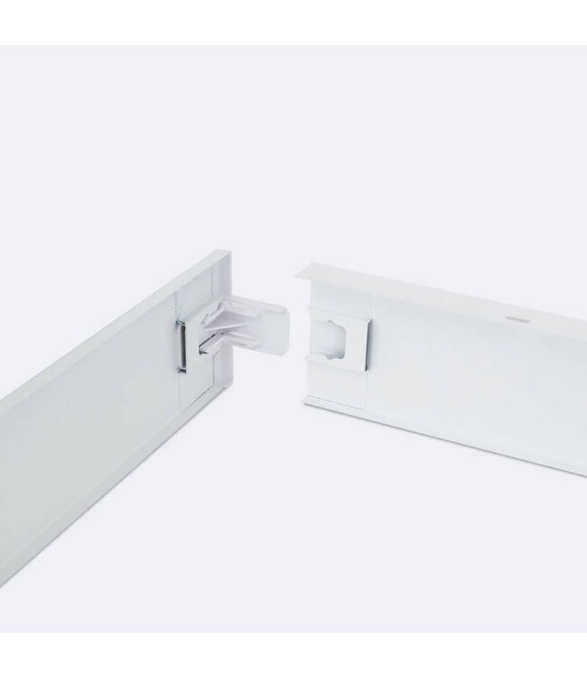 Opbouwframe Wit - 150x30x6,8cm - Voor ECO en Flat Panelen