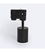 3 Fase Rail Spot Mal, 10w, 1000 Lumen, Dimbaar, Lichthoek:15 graden, Zwart, 2 Jaar garantie