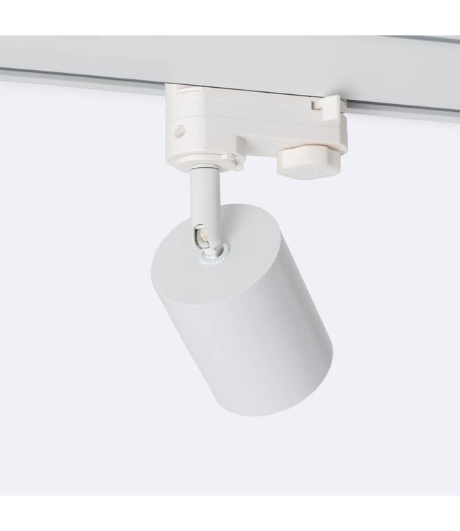 3 Fase Rail Spot Mal, 10w, 1000 Lumen, Dimbaar, Lichthoek:15 graden, Wit, 2 Jaar garantie