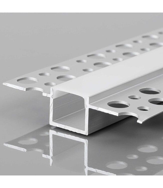 UITVERKOOP: Stuc Aluminium Led Strip Profiel tot 15mm LED Strips | ALU | 20x9mm | Per 2 Meter