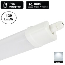 Lite Led Tri Proof 120cm, 40w, 4800 Lumen (120lm/w) , IP65, 2 jaar garantie