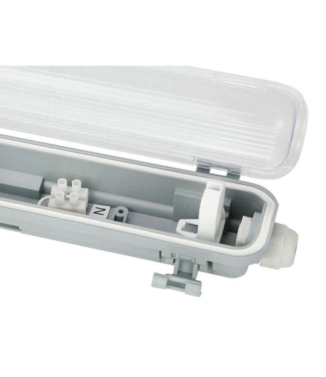 LITE LED TL Armatuur 150cm | IP65 | IK06 | Kunststof Sluitclips | Geschikt voor 1 LED Buis