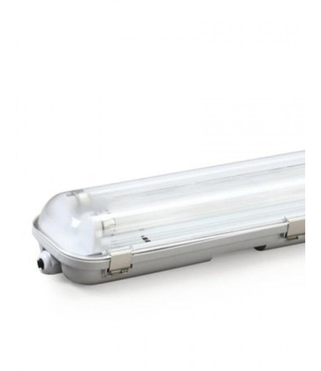 Complete LED TL Armatuur 150cm 36/40/50W, CCT Switch 3000K/4000K/6000K, 5040-7000 Lumen (140Lm/w), IP65, Incl. 2x led buis, 3 Jaar garantie
