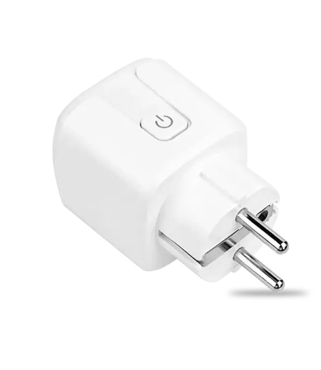 Miboxer Smart Wifi EU Stekker Plug - 16A - Aan/uitschakelaar met stroomverbruik statistieken - Wit -  SWE01