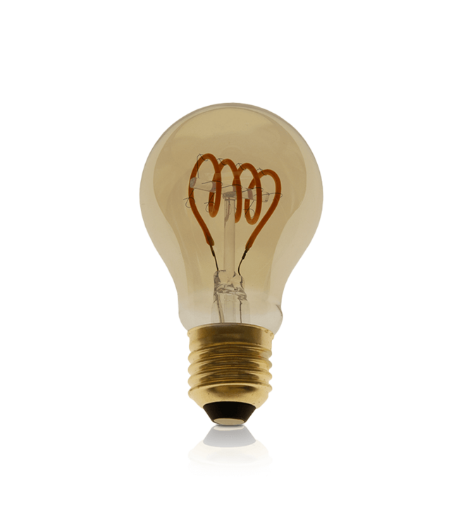 E27 4w Led Filament Lamp, 2200K, 200 Lumen, Dag/Nacht Sensor, 2 Jaar garantie