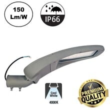 Premium Led Straatverlichting 60w, 9000 Lm (150lm/w), 4000K Neutraal Wit, Sosen LED Driver, IP66, IK10, 3 Jaar Garantie