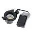 Inbouw LED Spot 4w Mini, 380 Lumen, CCT Switch (2700K/3000K/4000K/5700K), IP65, Dimbaar, Zwart Armatuur, Gatmaat 40-45mm, 2 Jaar Garantie