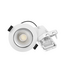 Inbouw LED Spot 5/7w Luxe, 475/665 Lumen, CCT + DimToWarm Switch (2300K/3000K/4000K + Dim To Warm), Kantelbaar, IP65, Dimbaar, Wit Armatuur, Gatmaat 70mm, 3 Jaar Garantie