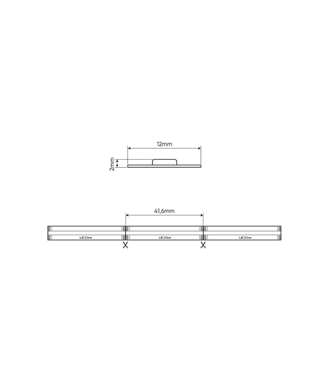 Premium Led Strip ROL 5 Meter COB, 16w/m, 840 led/m, RGB+CCT (2700K>6500K), CRI90, 24v, IP65, 12mm, 3 Jaar garantie