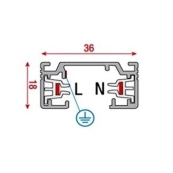  1 Fase Rail verlichting