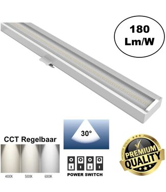 Universele Trunk LED Lichtlijn JPT 150cm | CCT- Switch | Wattage Switch 29-75 Watt | 5220 - 13500 Lumen | 30 Graden lichthoek | 5 Jaar Garantie
