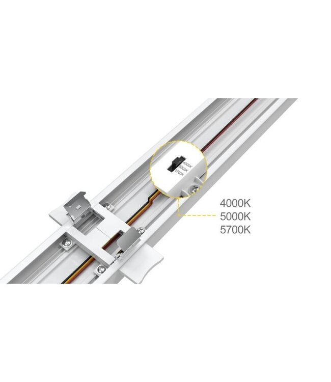 Universele Trunk LED Lichtlijn JPT 150cm | CCT- Switch | Wattage Switch 29-75 Watt | 5220 - 13500 Lumen | 30 Graden lichthoek | 5 Jaar Garantie