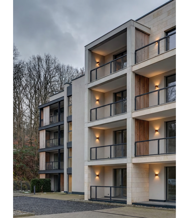 Wandlamp Cube met G9 Fitting, P65, Zwart