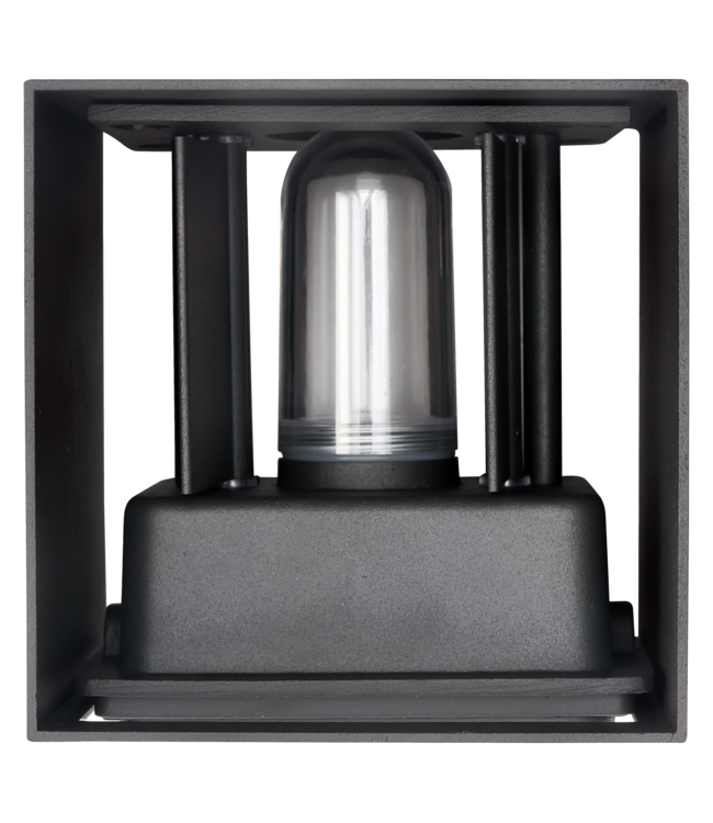 Wandlamp Cube met G9 Fitting, P65, Zwart