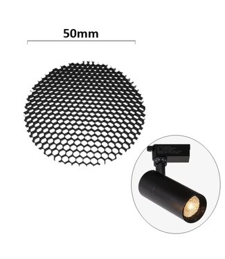 Anti-Verblinding Honinggraat Filter voor LED Spots - Diameter 50mm