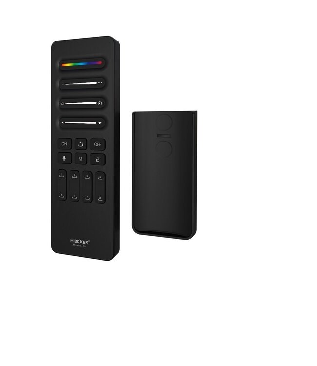 Miboxer C9 SPI Afstandsbediening Zwart - Mono/CCT/RGB/RGBW/RGBCCT - Geschikt voor controllers: SPIW5 / SPIR5/ SPIB5