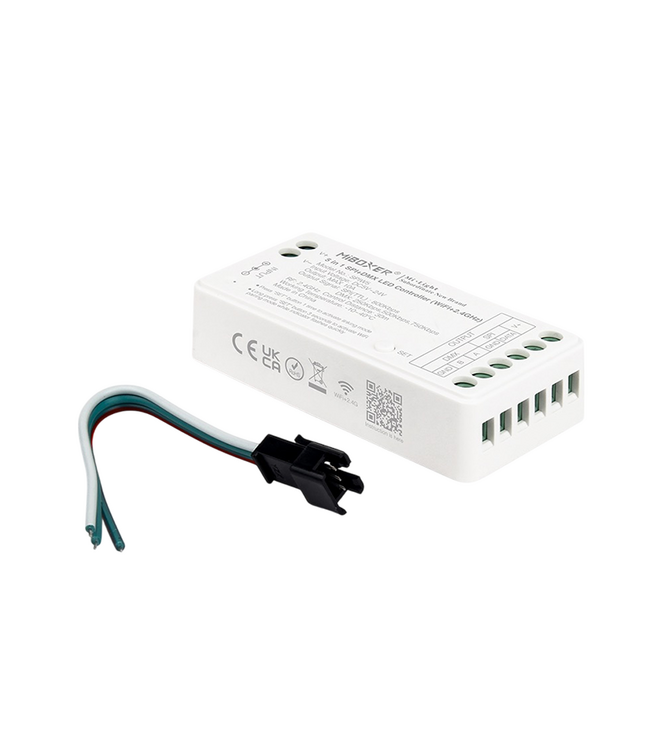 Miboxer SPIW5 - SPI / Digital LED Strip Controller | 5in1 Mono /  CCT /RGB / RGBW / RGBCCT | Max 10A | Wifi + 2.4Ghz + DMX