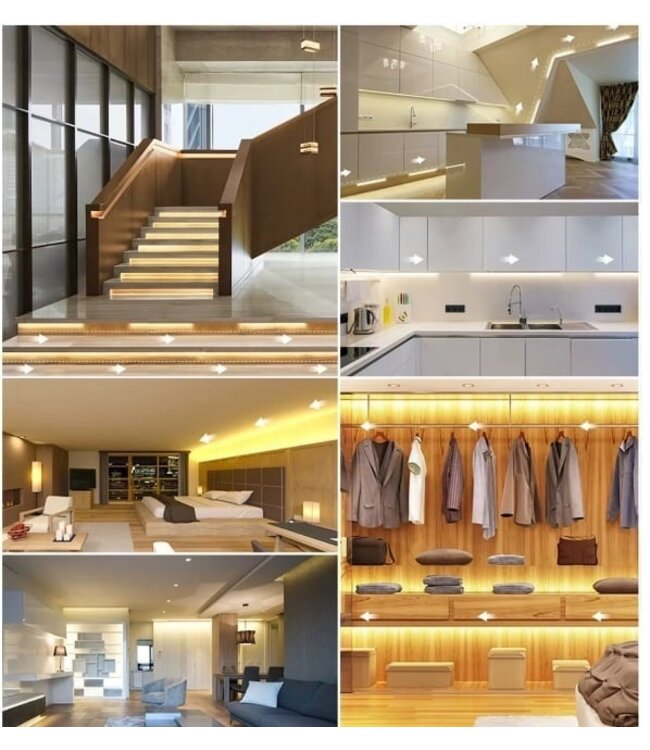 Premium SPI/Digital Led Strip ROL 5 Meter COB, CCT (2700K>6500K), CRI90, 7,2w/m, 560 led/m, 300Lm/m, 24v, IP20, 10mm, 3 Jaar garantie