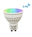 MiBoxer GU10 LED Spot 4w RGB + CCT, 2.4Ghz, 270 Lumen, 2 Jaar Garantie - FUT103
