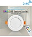 MiBoxer LED Downlighter 6w RGB + CCT, 2.4Ghz, 550 Lumen, IP54, Gatmaat 100mm, 2 Jaar Garantie - FUT063