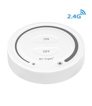 MiBoxer Draai Muurbediening Single Color, 1-Zone, Wit, 2.4Ghz - FUT087