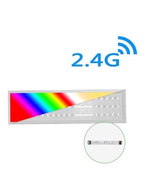 Miboxer Backlite Led Paneel 30x120cm, 40w, RGB+CCT, 2.4Ghz, Stekkerklaar, 3 Jaar Garantie