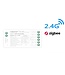 Miboxer Zigbee 3.0 + 2.4 Ghz, 5 in 1 LED Strip Controller Mono/CCT/RGB/RGB+W/RGB+CCT 12-24VDC, 12A, Werkt via Zigbee 3.0 / App / Wifi / 2.4Ghz - SZ5