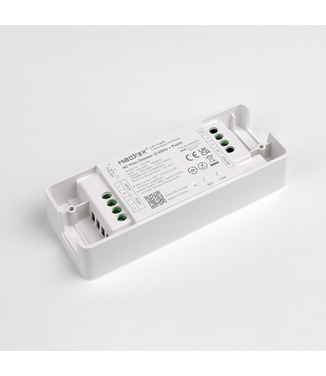Miboxer Draadloze Triac LED Dimmer, Met Trekontlasting, 2.4GHz, Max 500 watt - TRI-PR