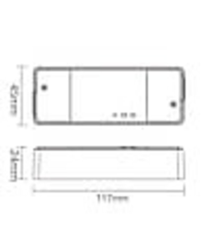 Miboxer Draadloze Triac LED Dimmer, Met Trekontlasting, 2.4GHz, Max 500 watt - TRI-PR