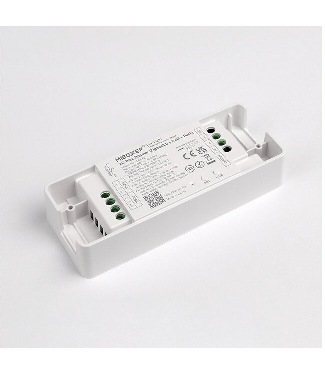 Miboxer Draadloze Triac LED Dimmer, Met Trekontlasting, Zigbee 3.0 + 2.4GHz, Max 500 watt - TRI-PZ