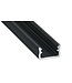 Standaard Aluminium Led Strip Profiel  Norman | ZWART |  16x9,3mm | Tot 2 Meter leverbaar