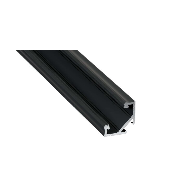 Hoek Aluminium Led Strip Profiel  Norman | ZWART | Tot 2 Meter leverbaar