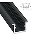 Infrees Aluminium Led Strip Profiel  Norman | Zwart |  21x9,3mm | Tot 2 Meter leverbaar