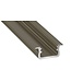 Infrees Aluminium Led Strip Profiel  Norman | INOX |  21x9,3mm | Tot 2 Meter leverbaar