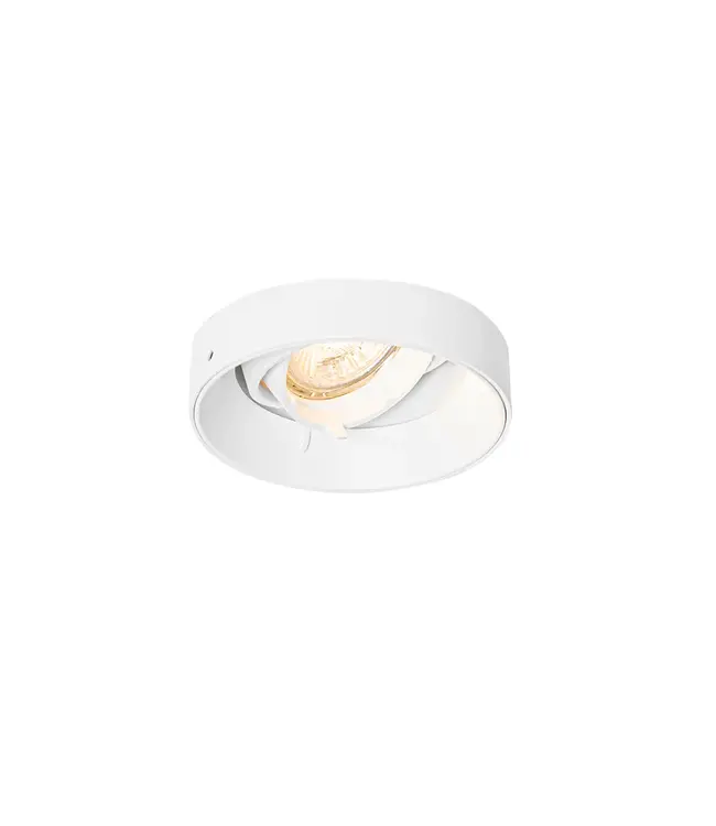 Trimless Inbouw Spot Armatuur Modern WIT | Aluminium | 96mm Gatmaat | Geschikt voor pleisterwerk | 50mm LED Spots