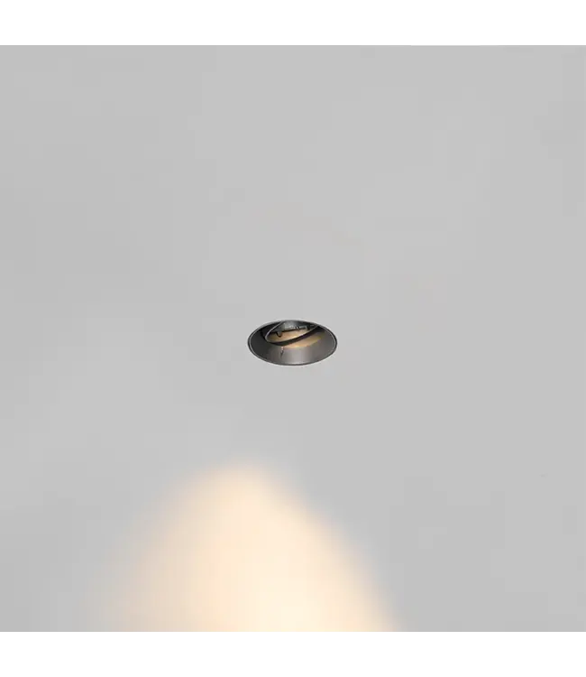 Trimless Inbouw Spot Armatuur Modern ZWART | Aluminium | 96mm Gatmaat | Geschikt voor pleisterwerk | 50mm LED Spots