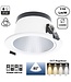 Led Downlighter Luxe met Wattageswitch 6/8/10/12w, CCT Switch 2700/3000/4000/5700K, 660-1320 Lumen, gatmaat Ø120-140mm, UGR19, 3 Jaar Garantie